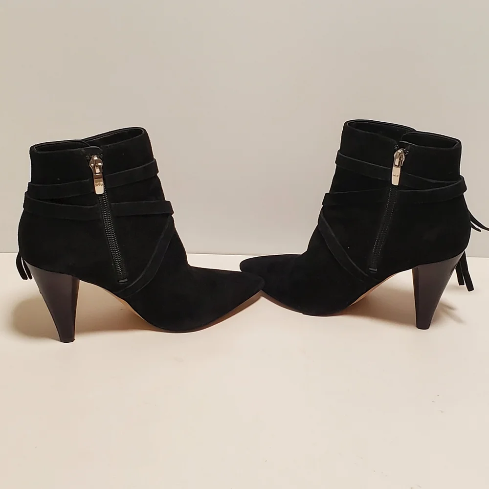 Marc Fisher Womens sz 5.5 M Ankle Boots Pointed Toe Suede Stiletto High Heels - Picture 5 of 10